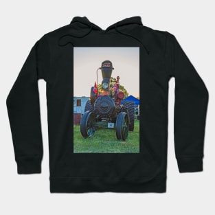 Moose the Traction Engine as the was Sunsetting Hoodie